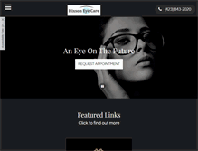 Tablet Screenshot of hixsoneyecare.com